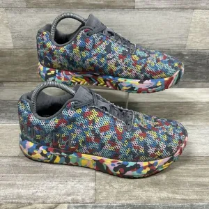 Nobull Wild Impact Shoes Men’s 8.5 Women’s 10 Rainbow All Over Pixel Trainer Run