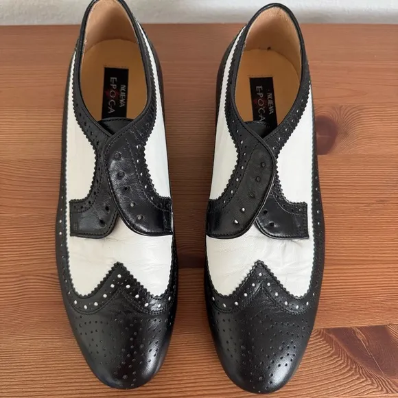 Nueva Epoca by Werner Kern Men's Ballroom Leather Wingtip Dance Shoes Size 7