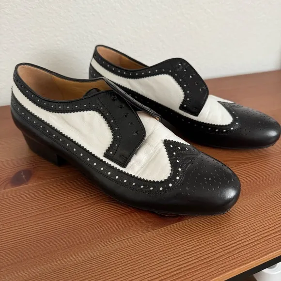Nueva Epoca by Werner Kern Men's Ballroom Leather Wingtip Dance Shoes Size 7