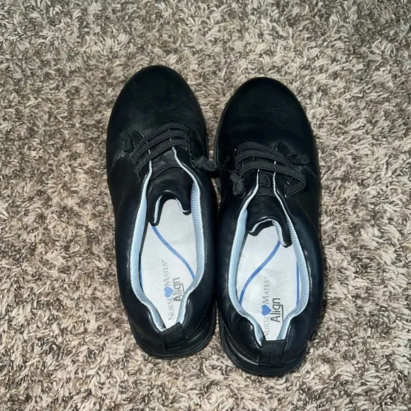 Nurse Mates All Black Align Shoes Size 7.5