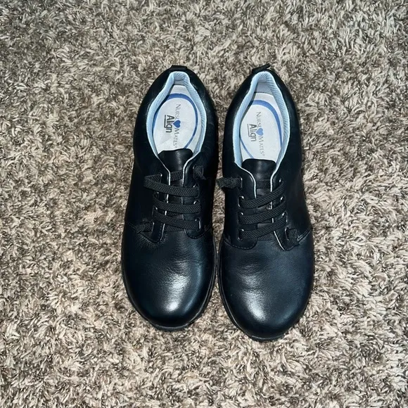 Nurse Mates All Black Align Shoes Size 7.5
