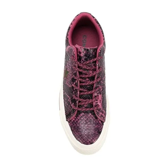 NWOB Converse 161547C One Star Snake Low Top Trainer Leather Men 9 Women 11  ANB