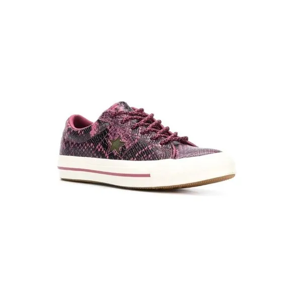 NWOB Converse 161547C One Star Snake Low Top Trainer Leather Men 9 Women 11  ANB