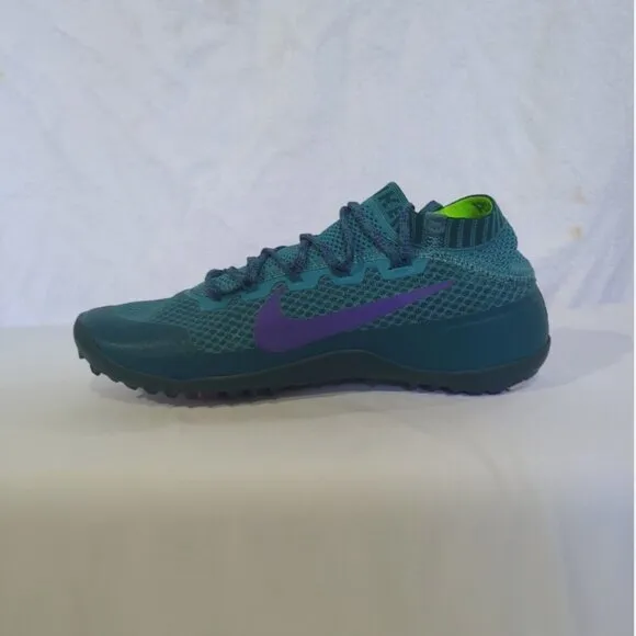 NWOB Nike Free Hyperfeel Trail Running Shoes Women's US 9 616254 Blu Grn Purp