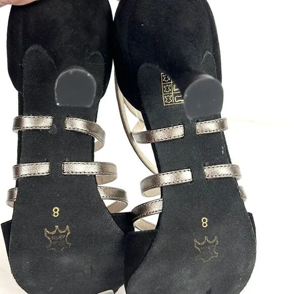 NWOB Werner Kern Dance Shoes Eva Black/Antique Suede /Leather 3” Heels US 10,5