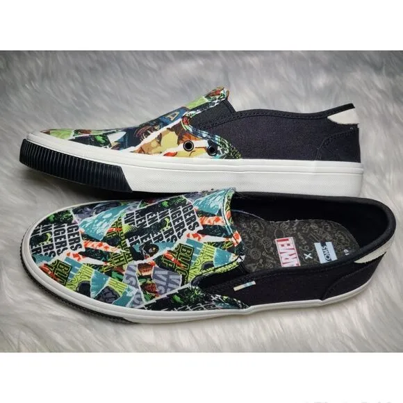 NWOB|Toms x Marvel Avengers Slip-On Sneaker, 9