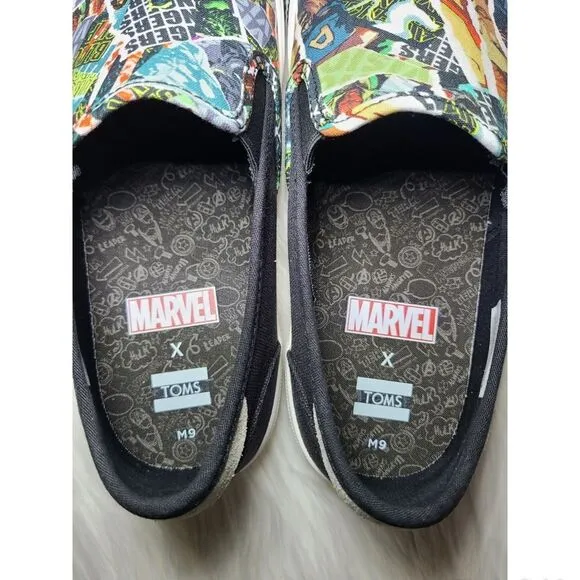 NWOB|Toms x Marvel Avengers Slip-On Sneaker, 9