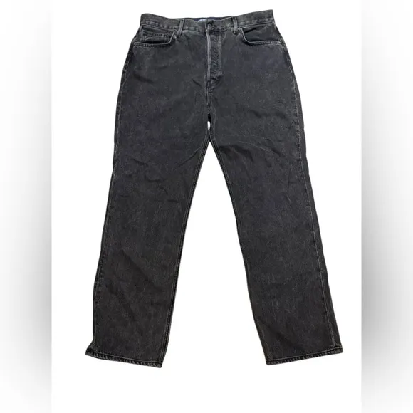 NWOT - Veronica Beard Daniela Straight-Leg High Rise Jeans Size 32 In Black