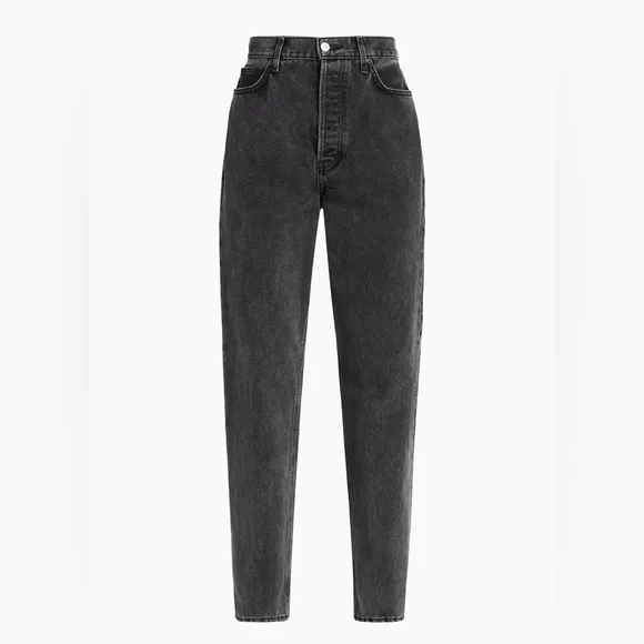 NWOT - Veronica Beard Daniela Straight-Leg High Rise Jeans Size 32 In Black