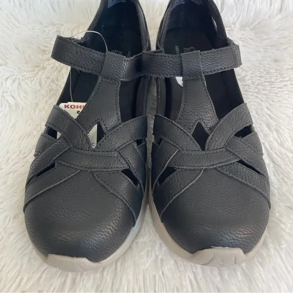 NWT 10 croft and barrow gray and black comfortable lightweight walking shoes