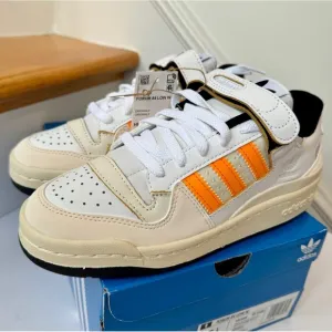 NWT Adidas Forum Low 84 Women’s Sneakers Off White Orange Rush Purple Tint Shoes