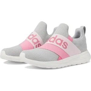 NWT Adidas Girl's Kid Lite Racer Adapt Shoe Little/Big Kid Shoes, Grey/Pink-S 12