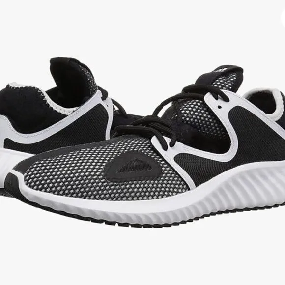 NWT Adidas Womems Run Lux Clima NIB Running Shoes Sneakers Black White Size 6.5