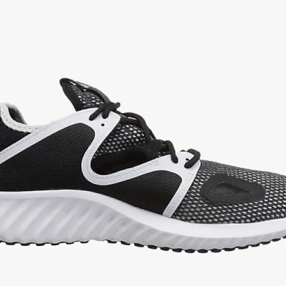 NWT Adidas Womems Run Lux Clima NIB Running Shoes Sneakers Black White Size 6.5