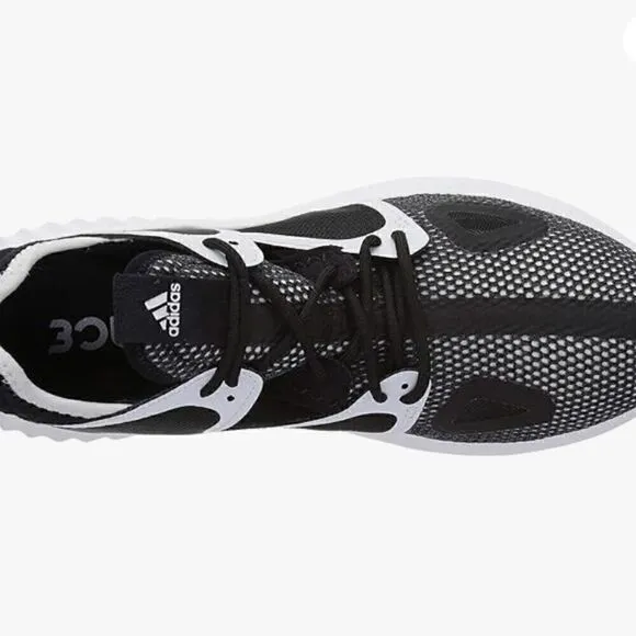 NWT Adidas Womems Run Lux Clima NIB Running Shoes Sneakers Black White Size 6.5