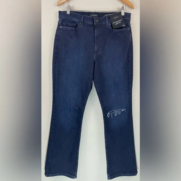 NWT Banana Republic High Rise Cropped Flare Jeans Size 31L