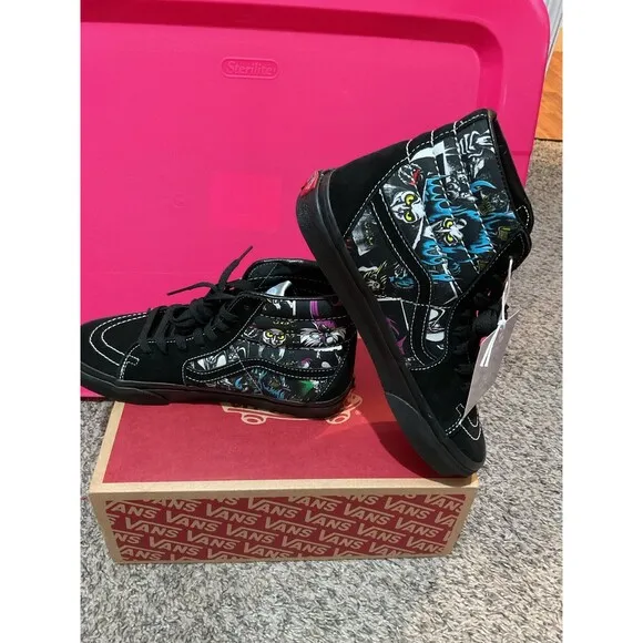 NWT Disney X Vans Sk8-Hi Villains shoes size 6.5M/ 8W