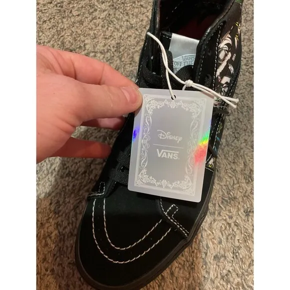NWT Disney X Vans Sk8-Hi Villains shoes size 6.5M/ 8W