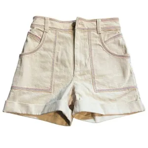 NWT Madewell Rainbow stitch high wasited shorts size 24