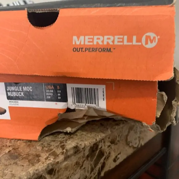 NWT MERRELL JUNGLE MOC NUBUCK LEATHER BRACKEN SLIP-ON 5