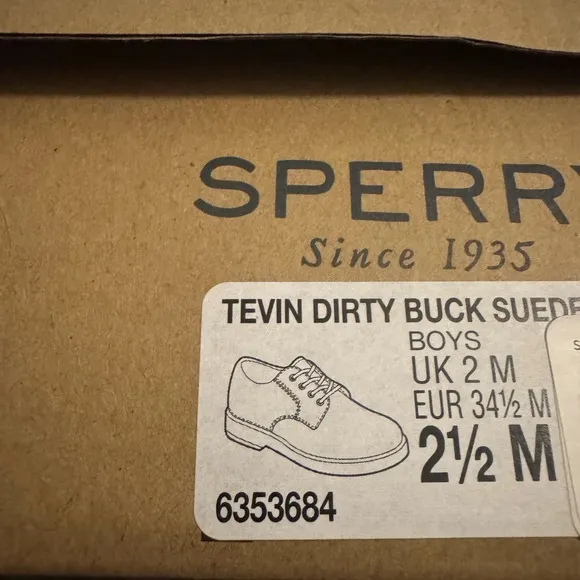 NWT Sperry Tan Suede Shoes