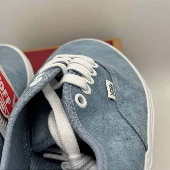 NWT Vans Authentic Low Top Sneakers in Blue Ashley Pig Suede Leather​
