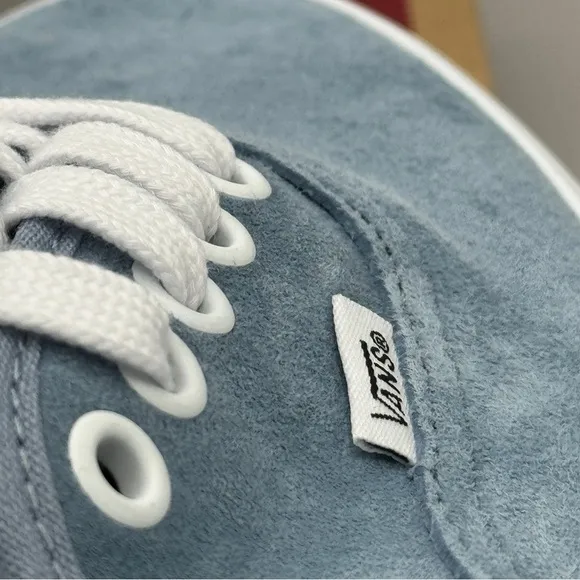 NWT Vans Authentic Low Top Sneakers in Blue Ashley Pig Suede Leather​