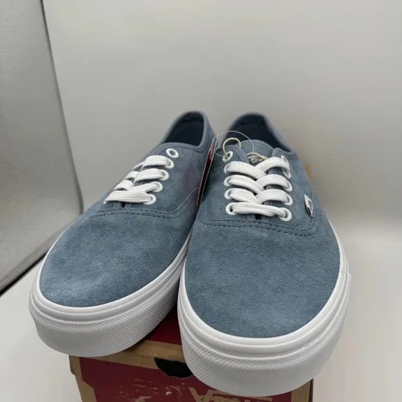 NWT Vans Authentic Low Top Sneakers in Blue Ashley Pig Suede Leather​