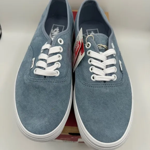 NWT Vans Authentic Low Top Sneakers in Blue Ashley Pig Suede Leather​