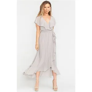 NWT5 Show Me Your Mumu Jess Ruffle Midi Dress