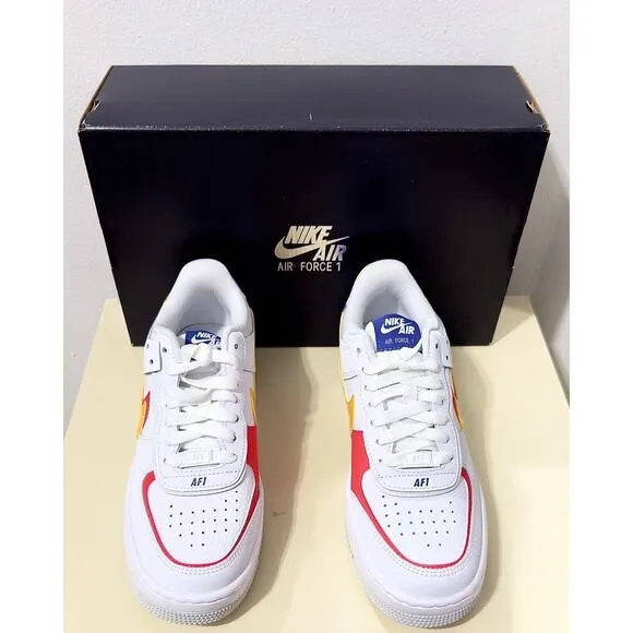 NWT:Nike - Air Force 1 Shadow - Summit White &amp; Siren Red (US Women's 7)