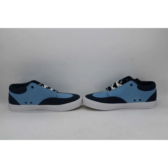 Oakley Low-Top Vulcanised Stonewash Blue Suede Shoes Size 10 Nwt