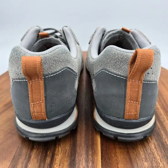 Oboz Bozeman Hiking Shoes Men's 10 Wide Gray Suede Leather Low Top Sneakers