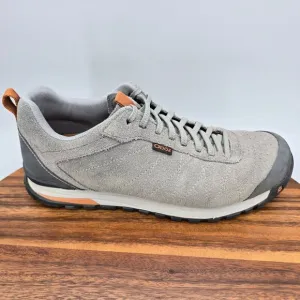 Oboz Bozeman Hiking Shoes Men's 10 Wide Gray Suede Leather Low Top Sneakers