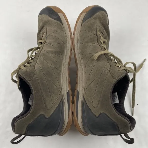 Oboz Bozeman Low Top Shoes Mens Size 12 Tan Brown Leather Suede Hiking Casual