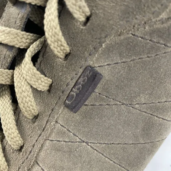 Oboz Bozeman Low Top Shoes Mens Size 12 Tan Brown Leather Suede Hiking Casual
