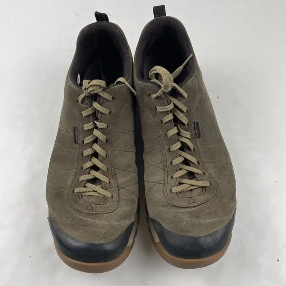 Oboz Bozeman Low Top Shoes Mens Size 12 Tan Brown Leather Suede Hiking Casual