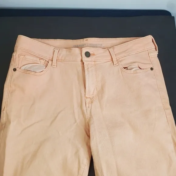 Old Navy Rockstar Mid Rise Jeans Women's Size 10 Regular
