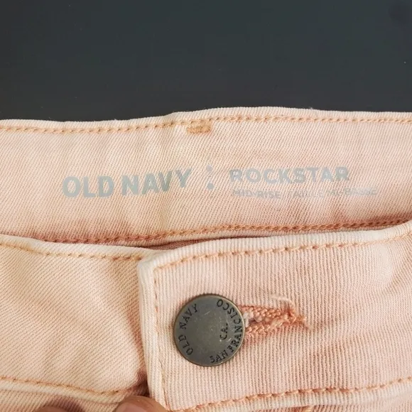 Old Navy Rockstar Mid Rise Jeans Women's Size 10 Regular