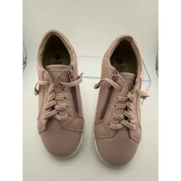 Old Soles #6027 Girl's Q of Hearts Powder Pink Sneakers Kids Size US 13 EU 30