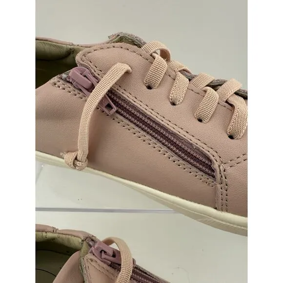 Old Soles #6027 Girl's Q of Hearts Powder Pink Sneakers Kids Size US 13 EU 30