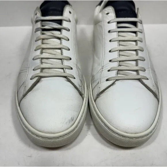 Oliver Cabell Low 1 White Blue Low Top Sneakers Men’s Size 11 / 44 Shoes