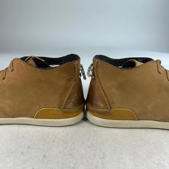 Olukai Hawai'iloa Manu ihu Men's Chukka Boot US 7 Tan Nubuck Lace-Up Shoes