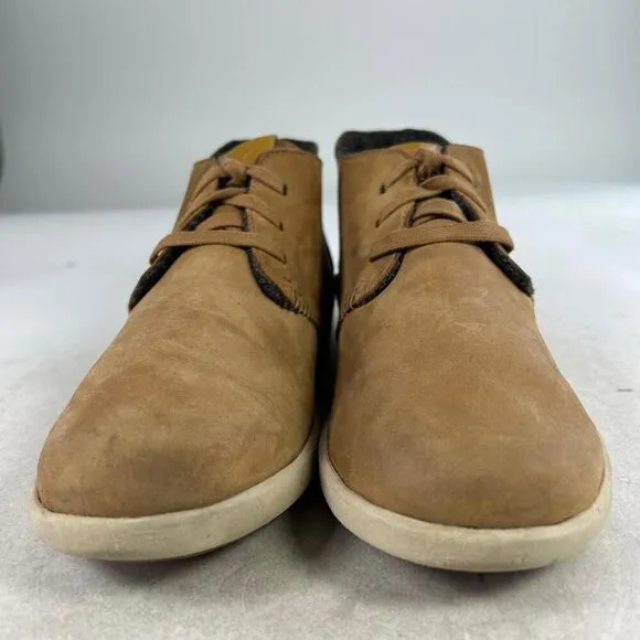 Olukai Hawai'iloa Manu ihu Men's Chukka Boot US 7 Tan Nubuck Lace-Up Shoes