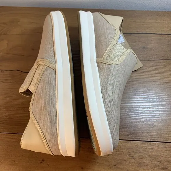 Olukai Ki'Ihele 'Ili Beige Leather Shoes Sneakers Women's Size 8 NWT - No Box