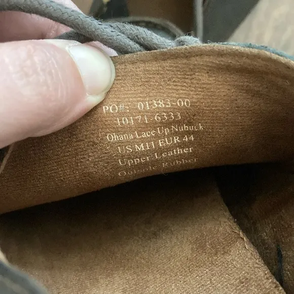 Olukai Men's Brown Leather Shoes Sz 11