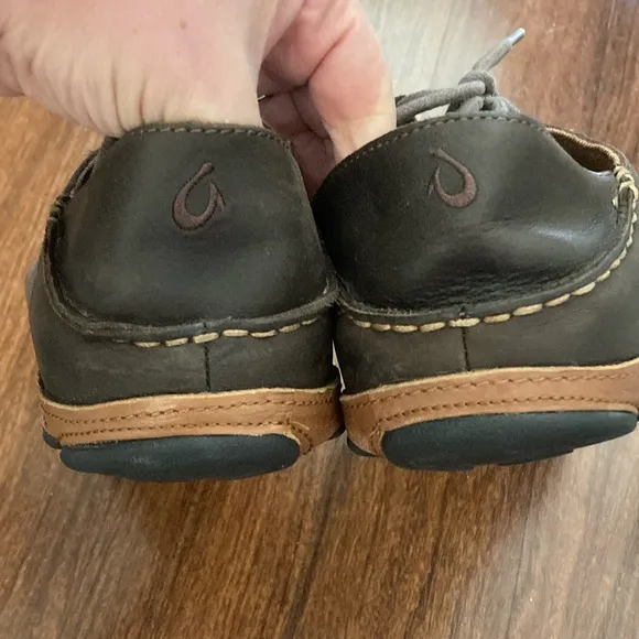 Olukai Men's Brown Leather Shoes Sz 11