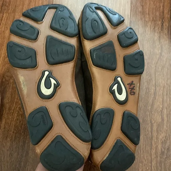 Olukai Men's Brown Leather Shoes Sz 11