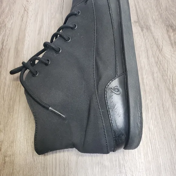 OluKai Nalukai Kapa Boot Men's 11 High Top Sneaker Shoe Black Causal Chukka