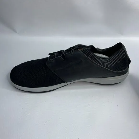 Olukai Makia Ulana Kai Black  Leather Sneaker‎ Size 13